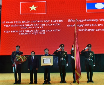 Viện KSND tối cao Việt Nam đón nhận  Huân chương Tự do hạng Nhất của Nhà...